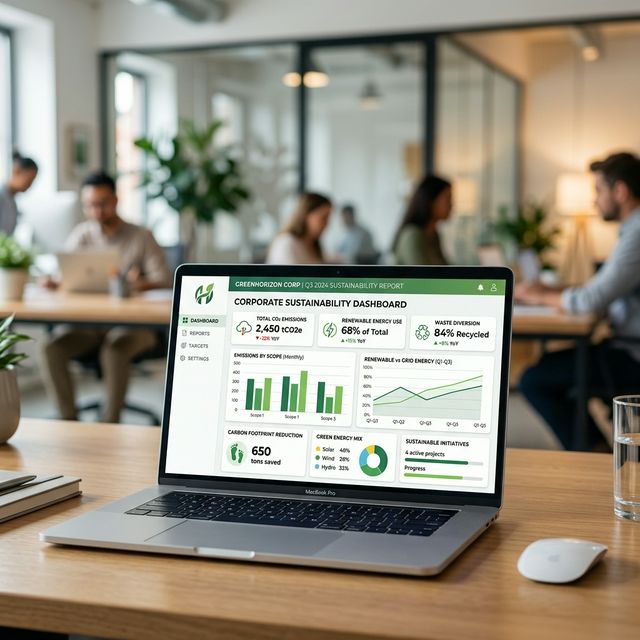 Dashboard de sostenibilidad